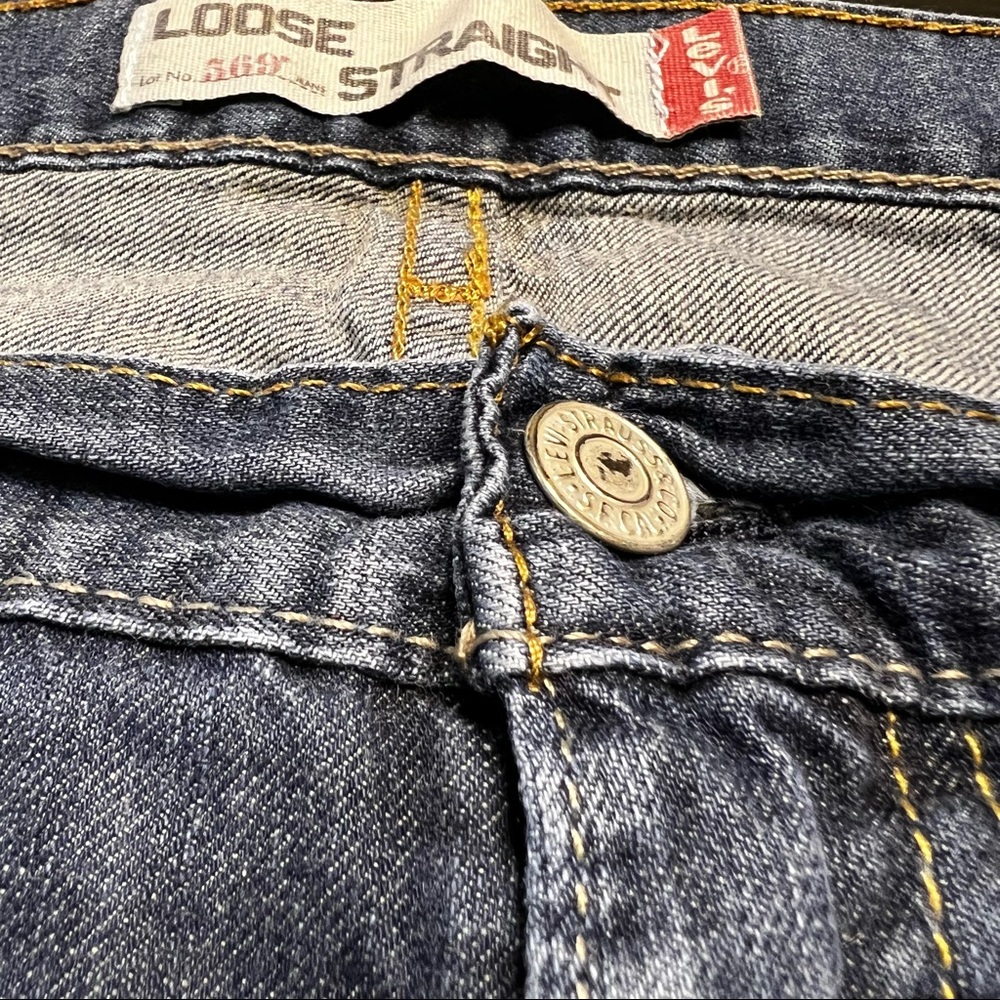 Levi's Men's 569 Loose Straight Fit Jeans W40 L30